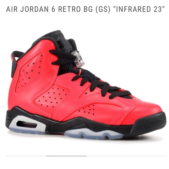 Nike Other - Nike Air Jordan 6 Retro BG (GS) “Infrared 23”